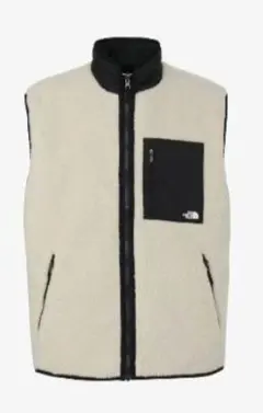 THE NORTH FACE フリースベスト Lサイズ　アイボリー　ユニセックス
