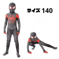 即日発送　ハロウィン コスプレ スパイダーマン 子供　140