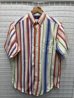 Ralph Laurenラルフローレン半袖シャツ　ストライプM 2605-204のサムネイル