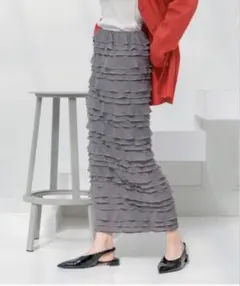 LOWRYS FARM チビフリルタイトスカート