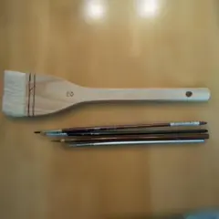 水彩画筆4本セットプラス刷毛1本