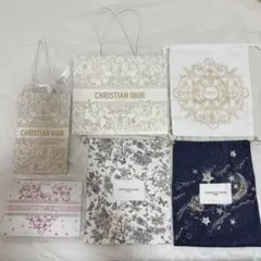 DIOR ディオール ショッパー 保存袋 巾着 6点セット