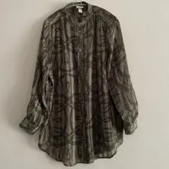 H&M Richard Allan コラボ　シアーブラウス　大きいサイズ