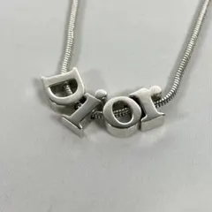 ディオール シルバー ロゴ ネックレス Dior