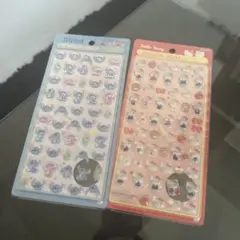 正規品 ボンボンドロップシール ミニ ディズニー ステッチ サンリオ キティ