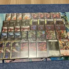 D*I様 引退品！！　赤黒邪王門　火闇邪王門　鬼寄せの術　金　デッキ　デュエマのサムネイル