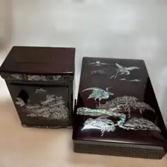 難あり☆李朝 宝石箱 小箪笥 螺鈿 ジュエリーボックス 朝鮮家具 - メルカリ