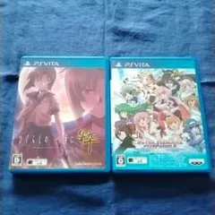 PSVITA中古ソフトのひぐらしのなく頃に粋と超ヒロイン戦記をセット販売します