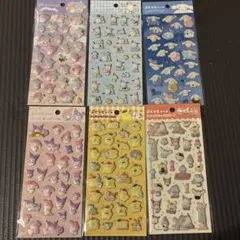 サンリオ ぷくっとシール 6枚セットのサムネイル