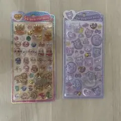 正規品 【2点セット】なっとうちゃん　クロミ　うるちゅるポップシール