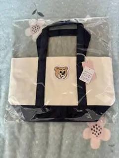 フェイラー オールドテディ ワッペントートバッグ（パープル）※入院前