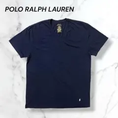 POLO RALPH LAURENワンポイントTシャツＶネックポニー刺繍ロゴXLのサムネイル