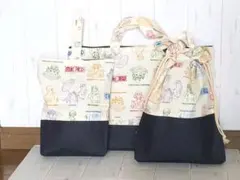 ★お値下げ★レッスンバック　体操服入れ　上靴入れ　入園入学準備