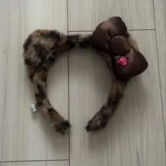 USJ ヒョウ柄　キティカチューシャ　ユニバ