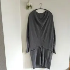 SPICK AND SPAN グレー ニットワンピース