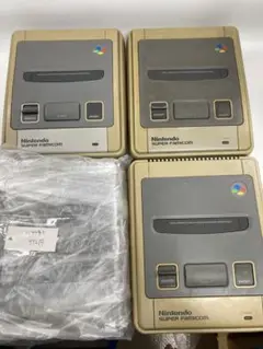 【ジャンク扱い】　スーパーファミコン　本体　4台セット