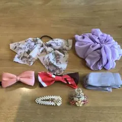 ヘアアクセサリー　7点セット