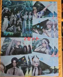 ファミリーマートにじさんじ　クリアファイル　4枚×2セット　ファミリーマート