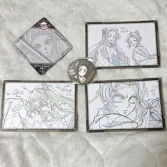 ufotable DINING 缶バッジ　ポストカード　コースター