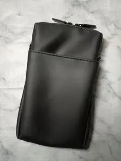 自由に組み合わせられる収納ケース・長方形・縦型 黒 スマホショルダー ポーチのみ