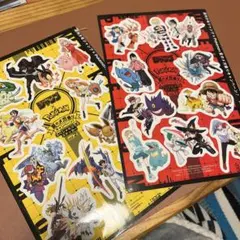 ジャンプ×ポケモン　ステッカー２枚