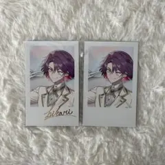 にじさんじ 渡会雲雀 誕生日グッズ2025 箔押し缶バッジ＆チェキ風