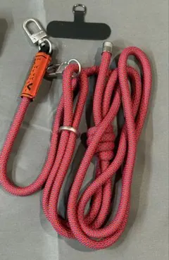 週末セールTopologie 調整可能な赤いロープショルダーストラップ