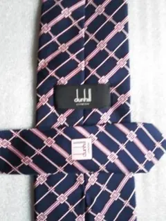 dunhill　プリント柄　シルクネクタイ　イタリア製