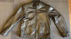 デグナー　シングルライダース　山羊革　バイク装備　パッド有り