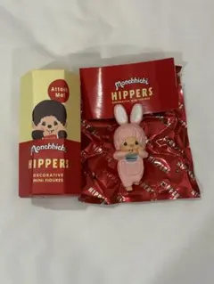 【新品未使用】モンチッチ HIPPERS チムたんピンク ヒッパーズスマホアクセ
