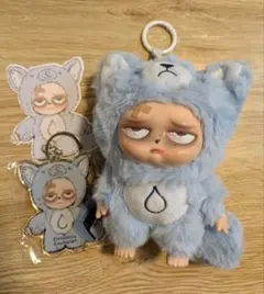Sleepless Grumpipi グランピピ 失眠暴走 青　水色　ぬいぐるみ