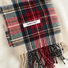 AmlyCity アンリーシティ　チェック柄 マフラー