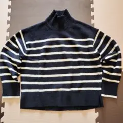 ユニクロ UNIQLO スフレヤーン タートルネックセーター Ｌ