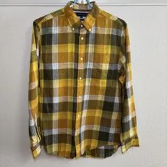 TOMMY HILFIGER チェック柄長袖シャツ L
