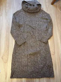 BEAMS HEART タートルネックニットワンピース