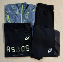 asics ランニングウェアセット