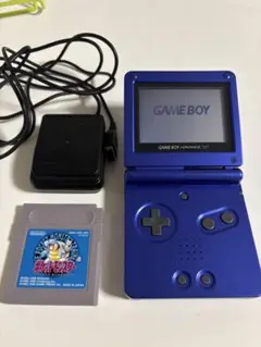 ゲームボーイアドバンスSP 充電器・ポケモン ブルーバージョンセット