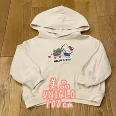 ユニクロ サンリオキャラクターズ スウェットパーカーハローキティ100cm
