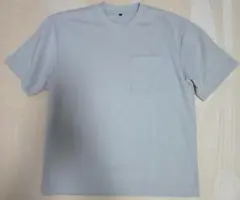 無印良品 ポケット付きTシャツ ライトグレー L-XLのサムネイル