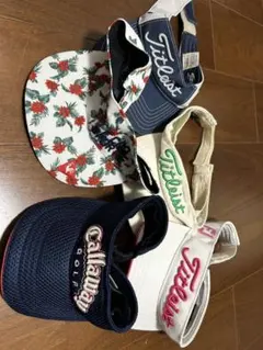 ゴルフ用 サンバイザー 5点セット