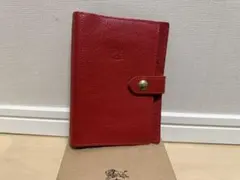 d*7様 イルビゾンテ Ilbisonte 赤 レザー システム手帳　ミニ6サイ
