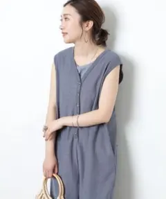 値下げFREAK'S STORE フリークスストア　裏毛リラックスオールインワン