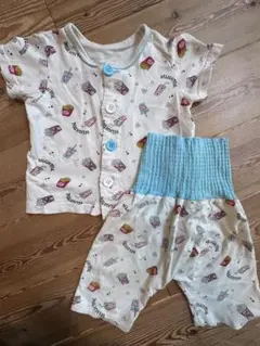 ハンバーガー半袖パジャマセット 80cm