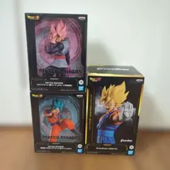 ドラゴンボール ベジット ゴクウブラック 超サイヤ人ロゼ 孫悟空 3体セット