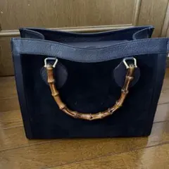 スエード トートバッグ