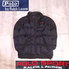 POLO RALPH LAUREN　ポロラルフローレン　黒　ダウンコート　y2k