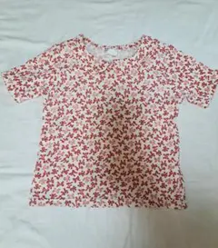 バースデイ Cottoli コトリ襟つきリボンTシャツ 90センチ