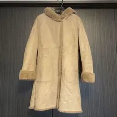 美品　アースミュージックアンドエコロジー　ムートンコート　Lサイズ