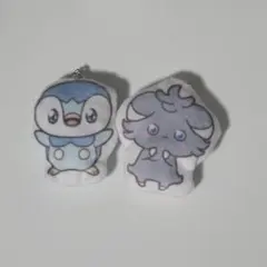 ポケピース　ガチャガチャ ポッチャマ ニャスパー