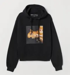 H&M×ariana grande ショートスウェットパーカー